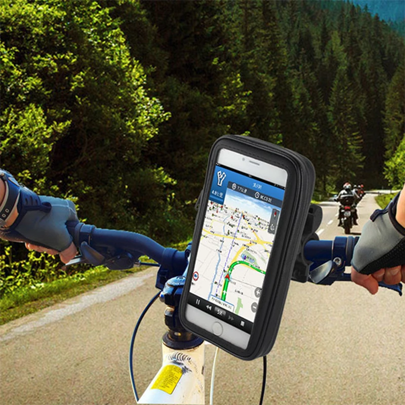 Водонепроницаемый чехол для телефона на руль Iphone 6/6s/7 Plus и 5 дюйма|phone holder for