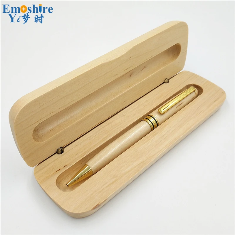 

Special Unique Design Eco Friendly Wooden Ballpoint Pen for Gift Stationery Thin Wood Environmental Novelty Smooth Writing P174