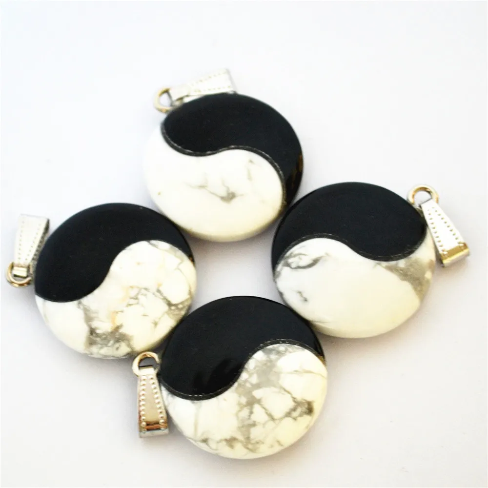 Лидер продаж высочайшее качество натурального камня Тай Чи Инь Ян очарование