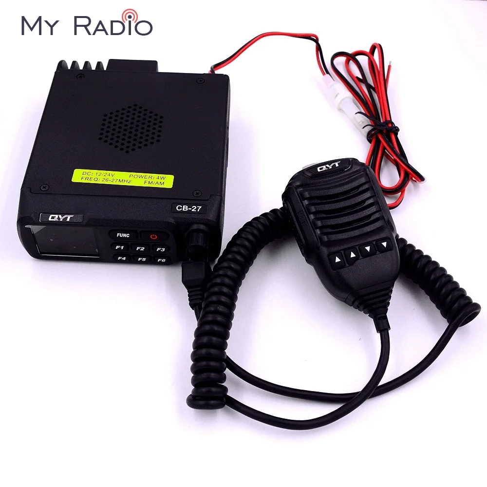 

QYT CB-27 AM FM Citizen Band Multi-Norms CB Mobile Radio 12/24V 26.965-27.405MHz Mobile Car Radio Transeiver Interphone