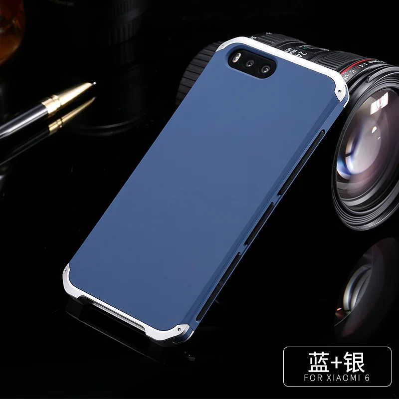 For Xiaomi Mi6 Mi 6 Case Aluminum Metal Frame Plastic Capa Fundas Back Cover Coque |