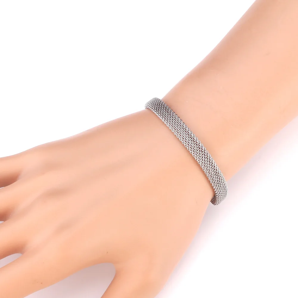 U7 Браслет На Руку Мужской Нержавеющая Сталь Змейка Цепочки Ювелирные Изделия