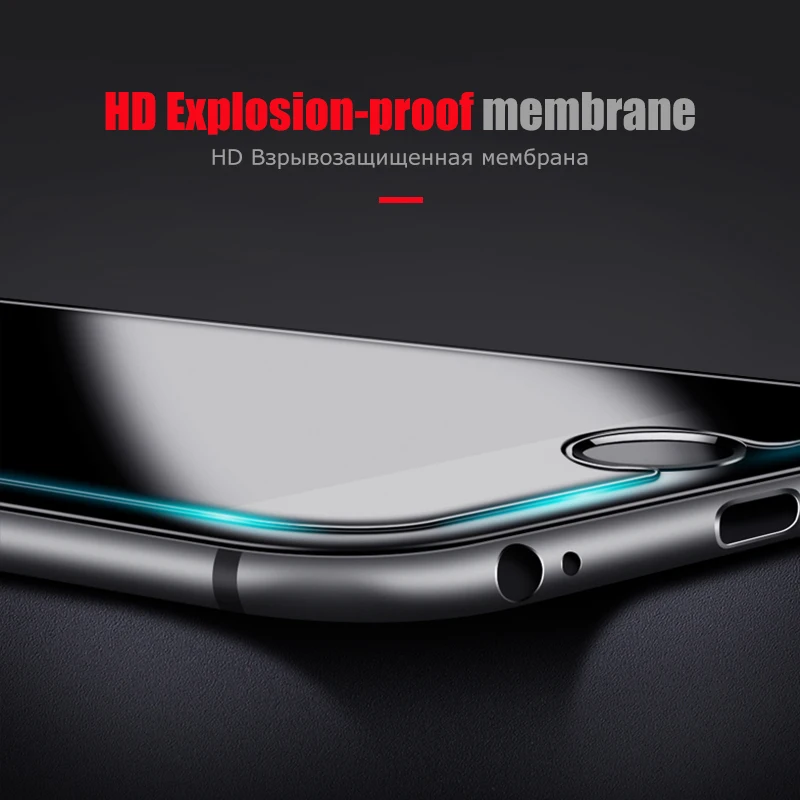 Закаленное стекло для iPhone XS Max X 8 7 4s 5 5s 5c SE 6 6s Plus Защита экрана XR защитная пленка |