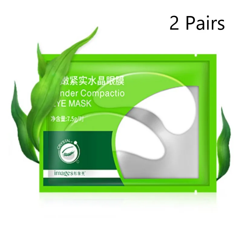 white 2pairs Кристальная гелевая белая маска для глаз Tender Compactio белые маски для глаз темные круги удаляют отечность анти возраст увлажняющие патчи для глаз - Цвет: white 2pairs