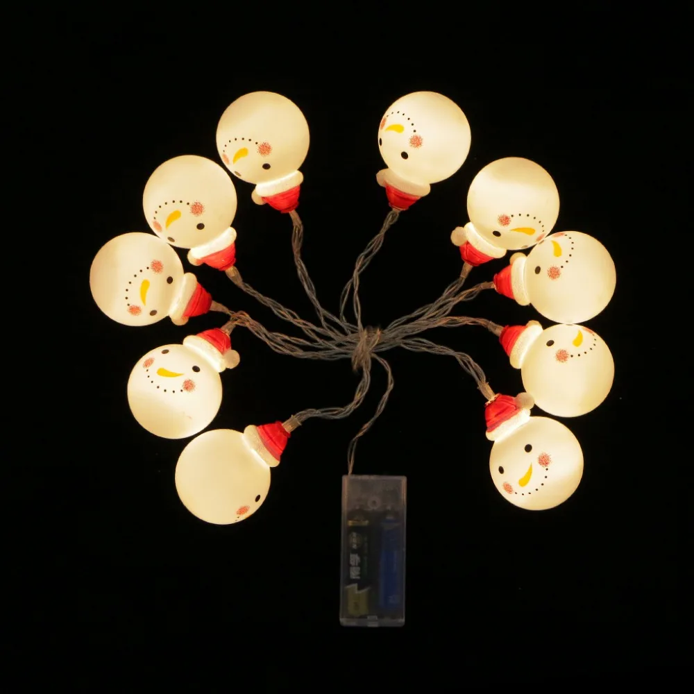 Рождественское украшение Сказочный 10 струнный светодиодный фонарь на