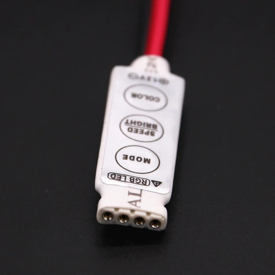 DC 12 V 6A светодиодный регулятор регулятора RGB Mini 3Key пульт дистанционного