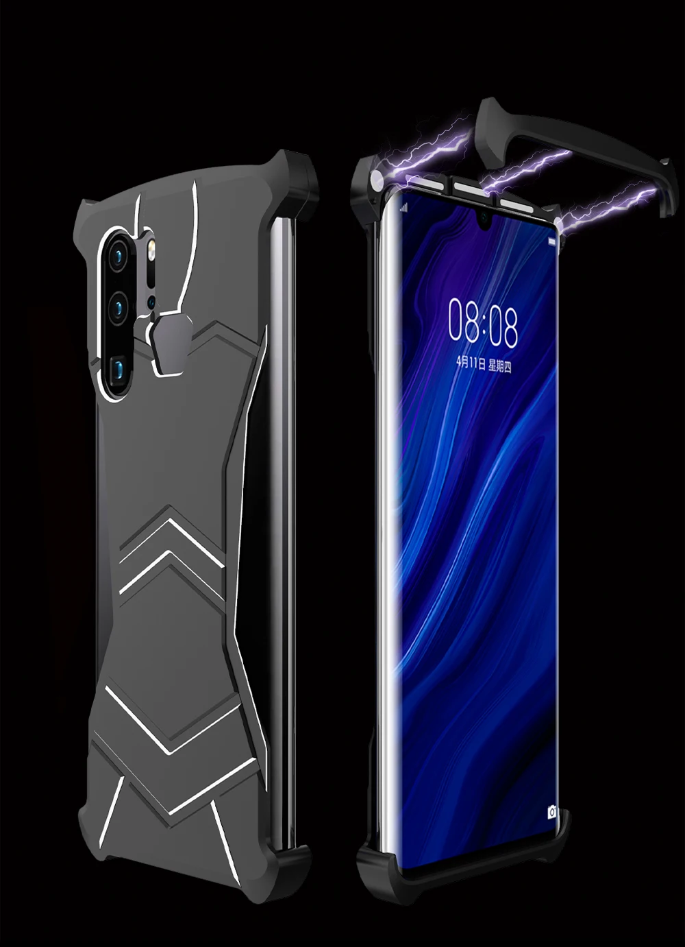 Алюминиевый защитный Магнитный чехол с черной пантерой для huawei P30 Pro P30 Lite Nova 4e mate 20, чехол с Железным человеком, чехол для телефона, кожаная сумка