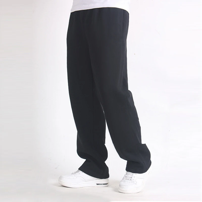 Для мужчин плюс Размеры Штаны 6XL одноцветное Мешковатые Свободные эластичные