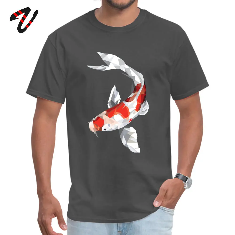Koi Fish/футболки в японском стиле смешные мужские футболки с изображением
