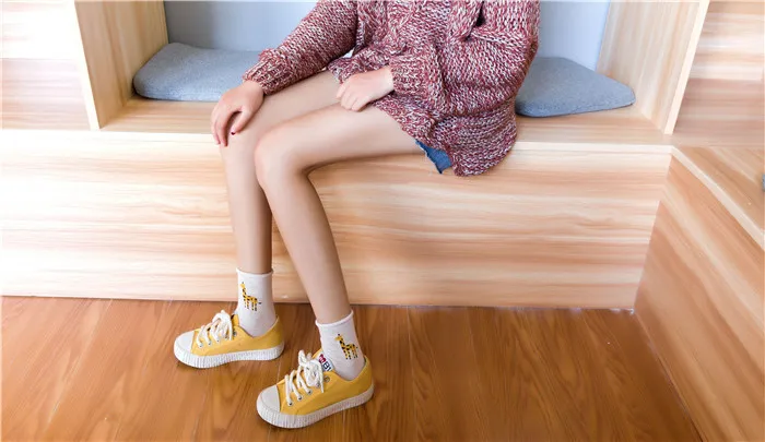 Новинка, Kawaii, модные, корейские, женские, стильные, длинные носки, meia, веселые, солнце, луна, ветряная мельница, радужный узор, хлопковые носки, носки с рисунком, погодные носки