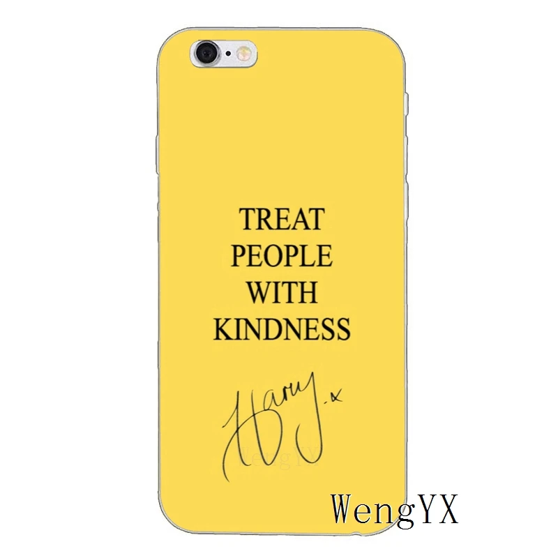 With-Kindness-A-14 Harry Styles угощайте людей добротой для huawei P20 P10 P9 P8 pro Lite plus pro P Smart Mini Nova 2i 3 3i мягкий чехол для телефона - Цвет: With-Kindness-A-14