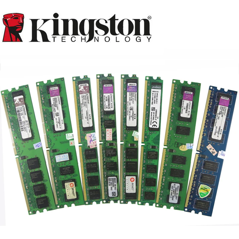 Модуль ОЗУ Kingston для настольных ПК 1 ГБ 2 PC2 DDR2 4 DDR3 8 667 МГц 800 1333 1600 МГц|Оперативная