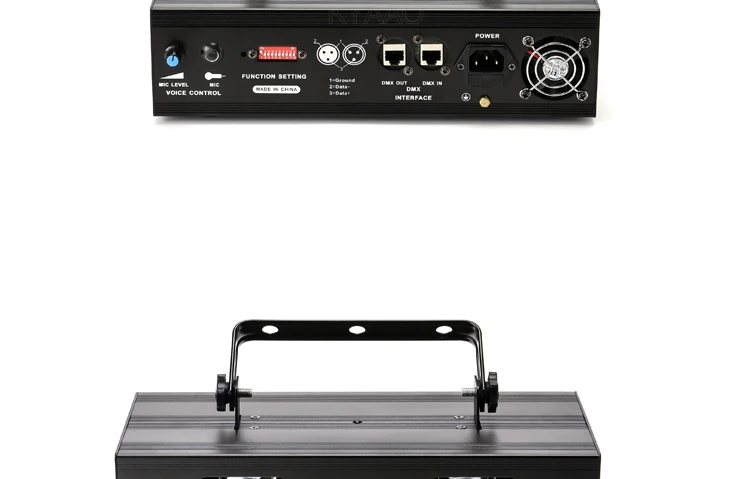 Высокая яркость 2 линзы красный зеленый синий RGB луч лазерный DMX512 Профессиональный проектор DJ диско домашний вечерние шоу сценическое освещение