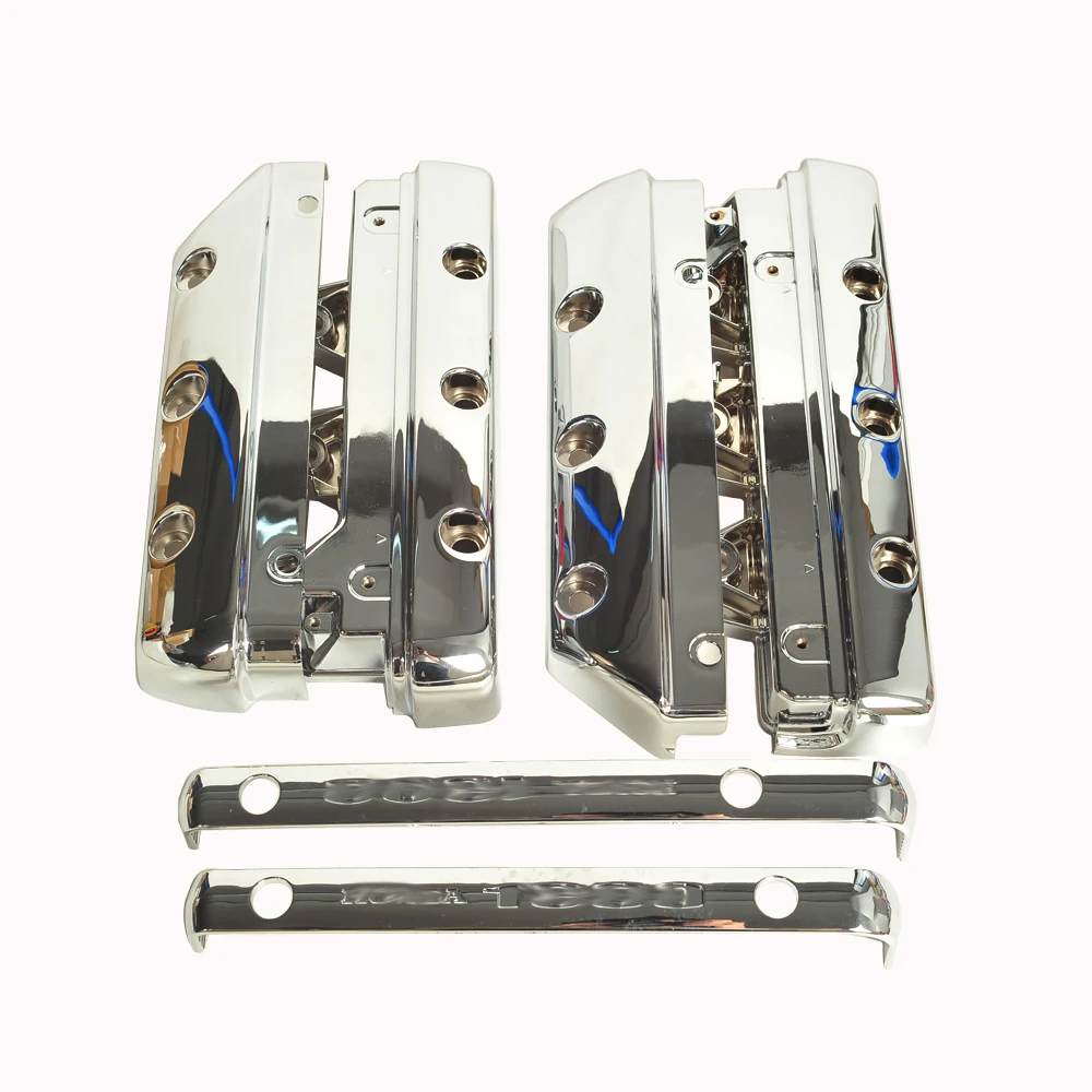 

Chrome Motorcycle Crankcase Valve Cover Cylinder Spark Plug Kit case for Honda Goldwing GL1800 GL 1800 2001-2017
