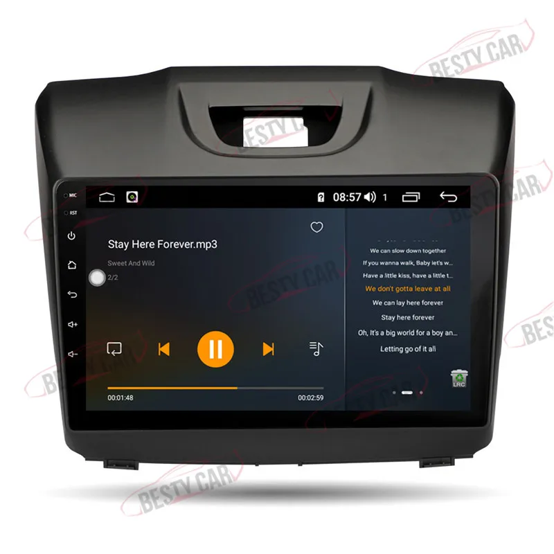 9 &quotAndroid 8 1 Автомобильный мультимедийный плеер стерео gps для Chevrolet Trailblazer Colorado S10