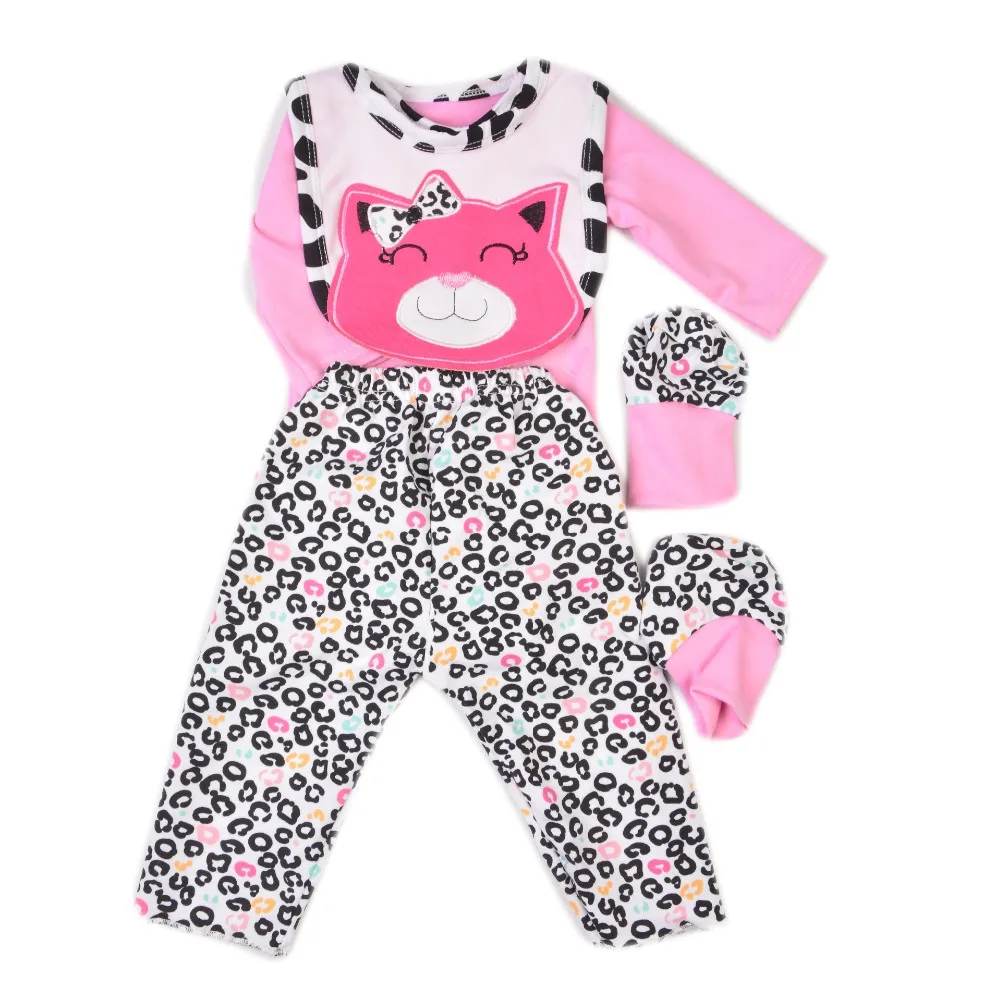 Одежда для кукол ручной работы подходит 22 или 23 дюймов Reborn Bonecas милая детская