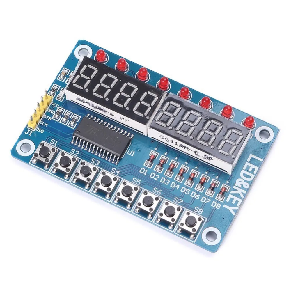 ShenzhenMaker ключ дисплей для AVR Новый 8 битный цифровой светодиодный модуль трубки