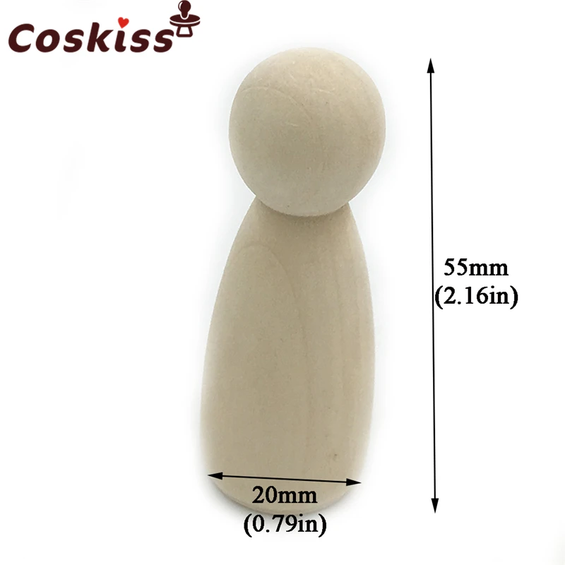 Деревянные колышки для Кул 55 мм 2 дюйма 30 шт.|doll wooden|doll dolldolls dolls |
