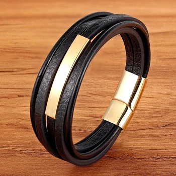 Personality Leather Bracelets Irregular Styles 5