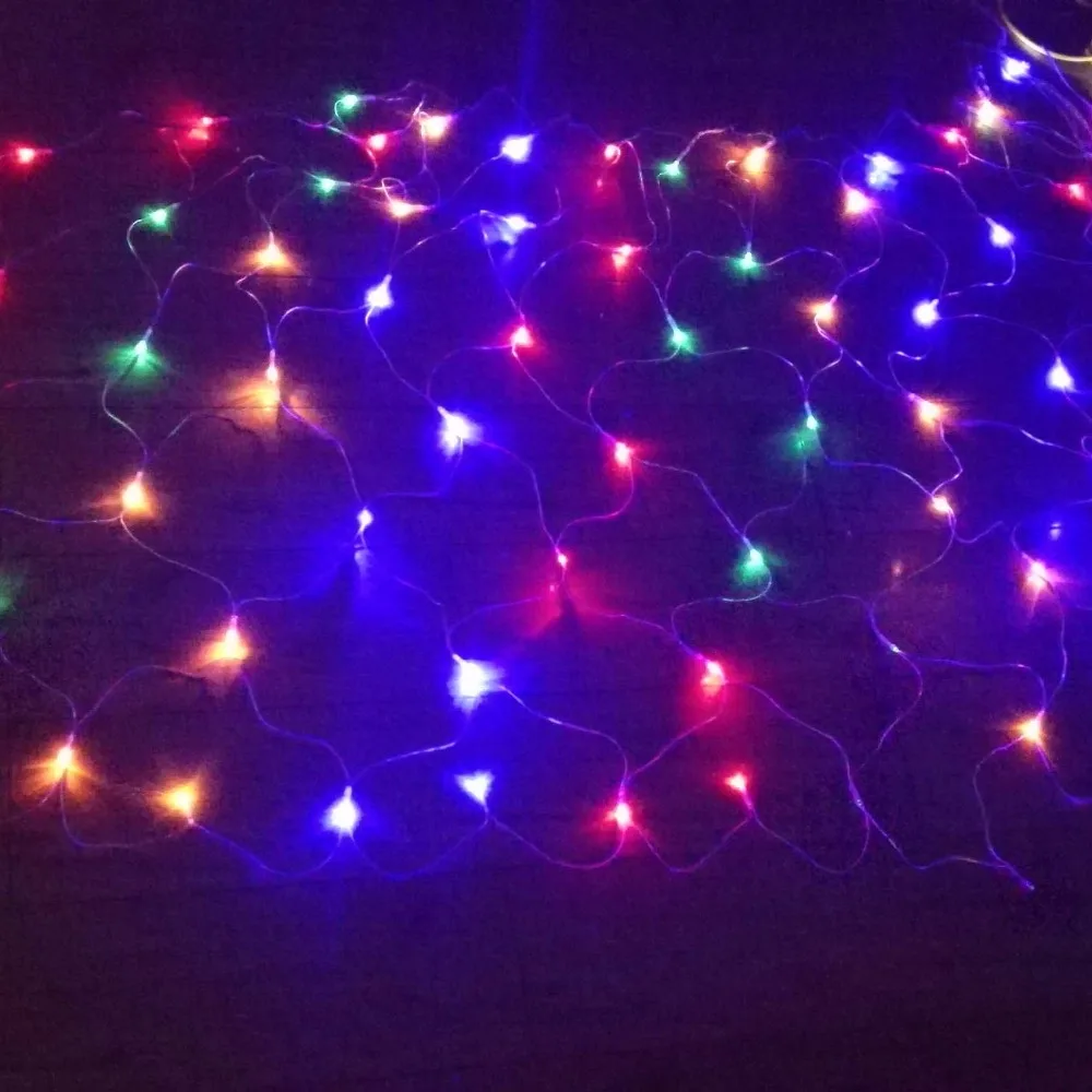 

1.5M*1.5M 96 LED lights Christmas decoration light mesh lights voltage 30-250V large voltage input range