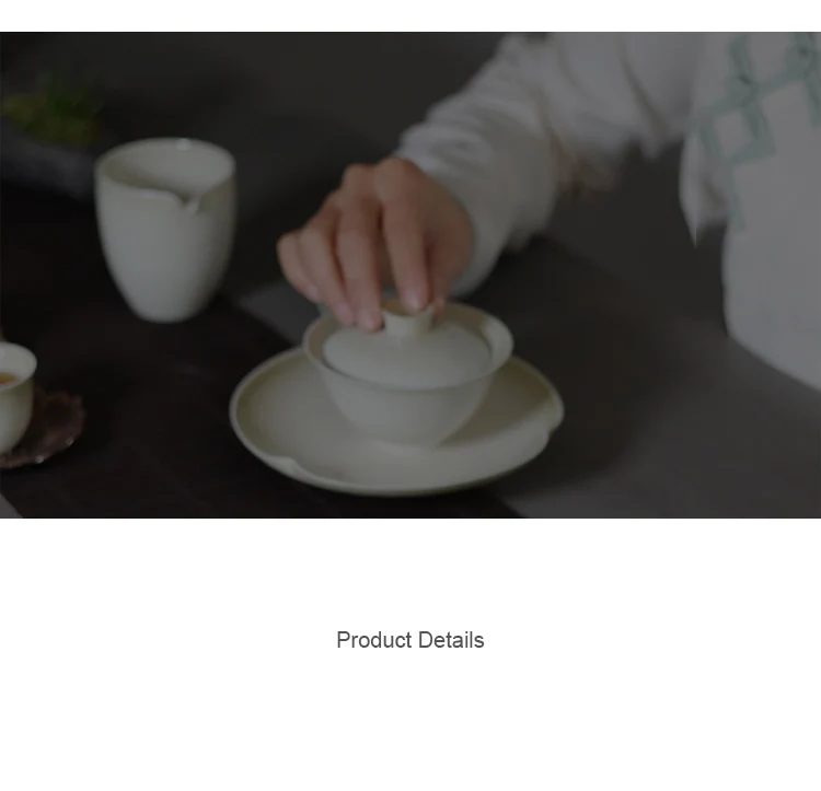 Китайский чайный сервиз Gaiwan с пепельным растением, кунг-фу, пигментированный чайный сервиз, аксессуары для чайной церемонии, керамическая посуда для напитков