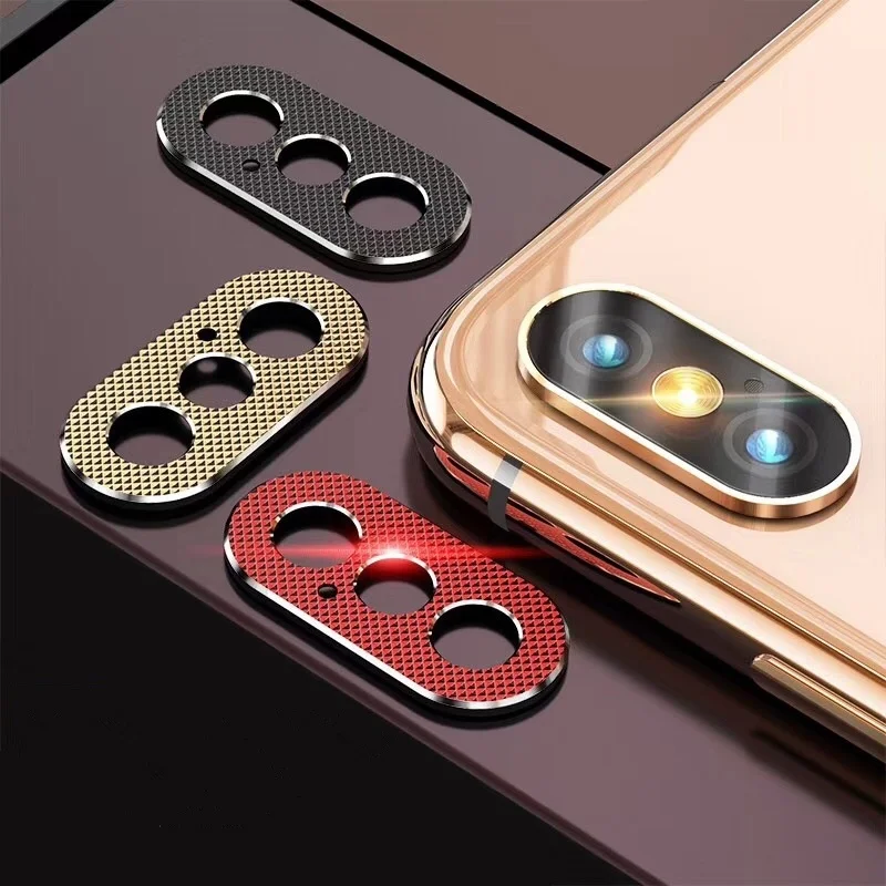 Защитный чехол для камеры телефона металлический защитный объектива iPhone XR X XS MAX 8