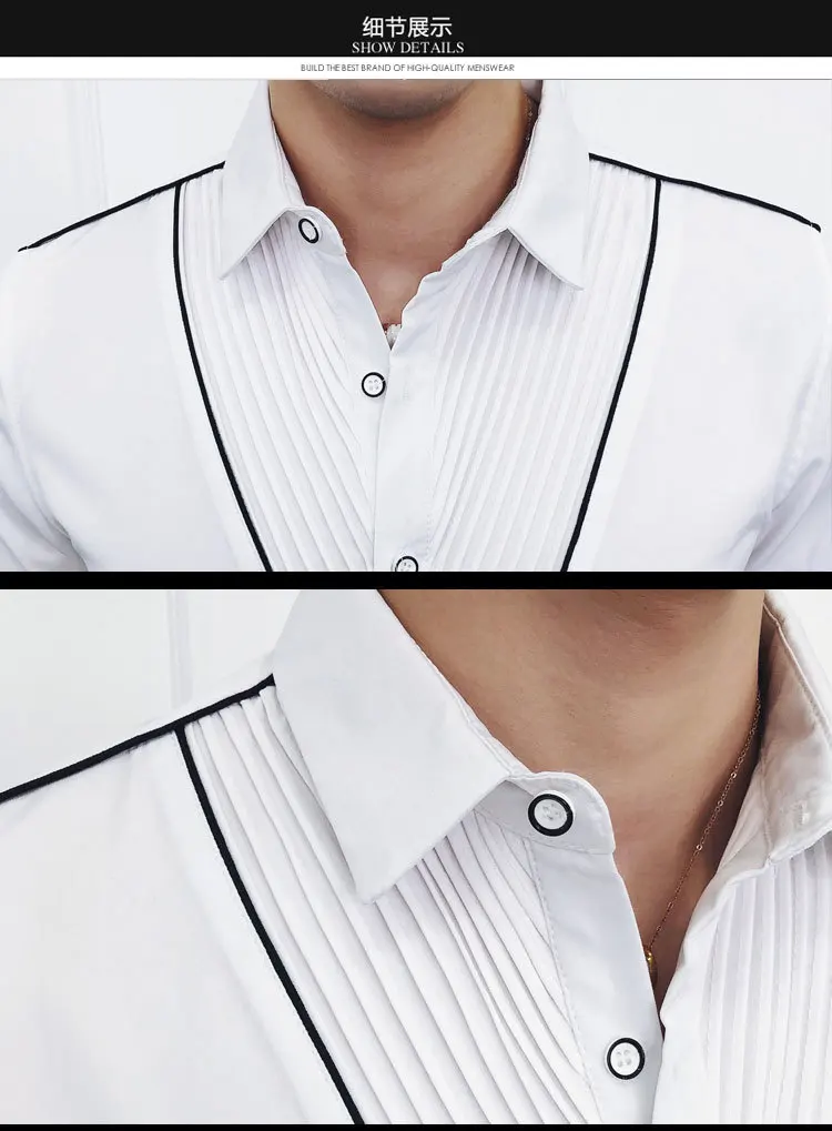 Рубашка с V-образным вырезом и контрастными вставками Облегающая рубашка для