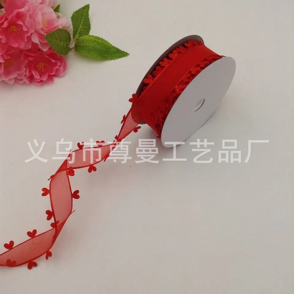 Двухсторонняя рельефная пряжа в форме сердца с крафтовым поясом классическая