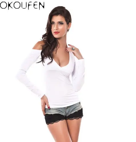 Женская Сексуальная йога спорт с длинными рукавами футболка Bodycon коктейль Топ