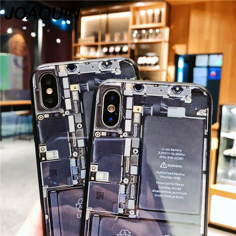 Новая модная 3D стильная задняя крышка для телефона чехол iPhone 6 6s 7 8 plus X XR XS MAX