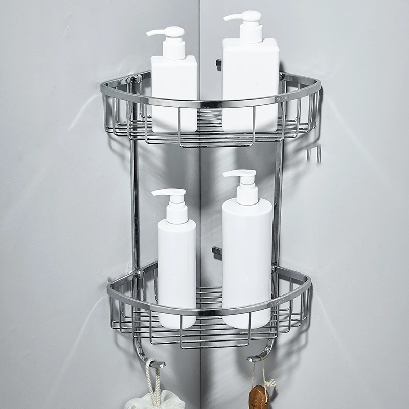 bathroom towel rack punch-free aluminum stand shelf hardware pendant set | Строительство и ремонт