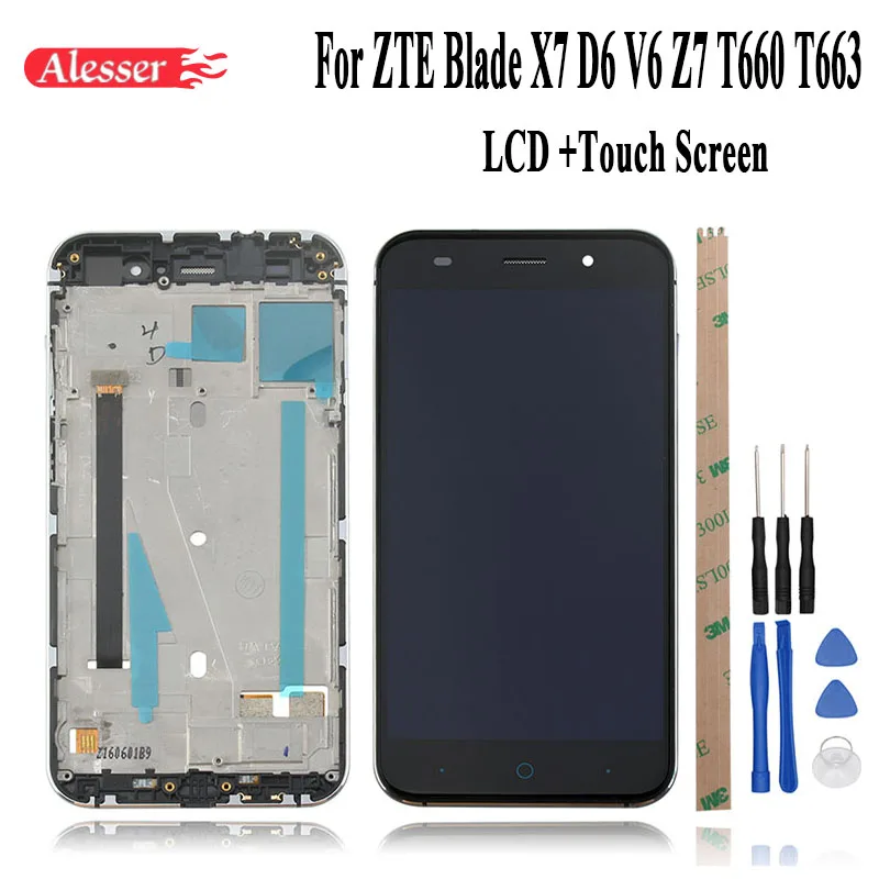 Alesser для zte Blade X7 D6 V6 Z7 T660 T663 ЖК дисплей и сенсорный экран запасные аксессуары