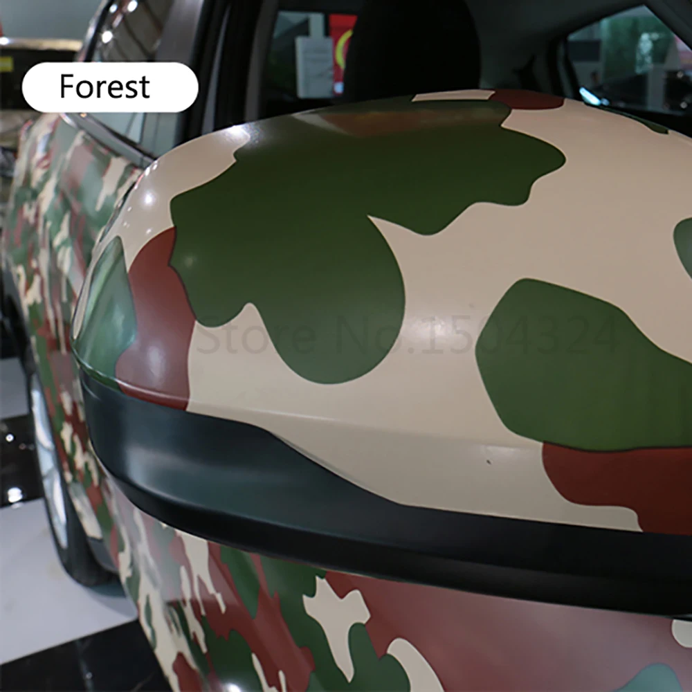 Автомобильный-Стайлинг 50x200 см камуфляжная клейкая ПВХ Виниловая пленка для автомобиля армейский Военный камуфляж Лесной цифровой стикер автомобиль DIY Наклейка