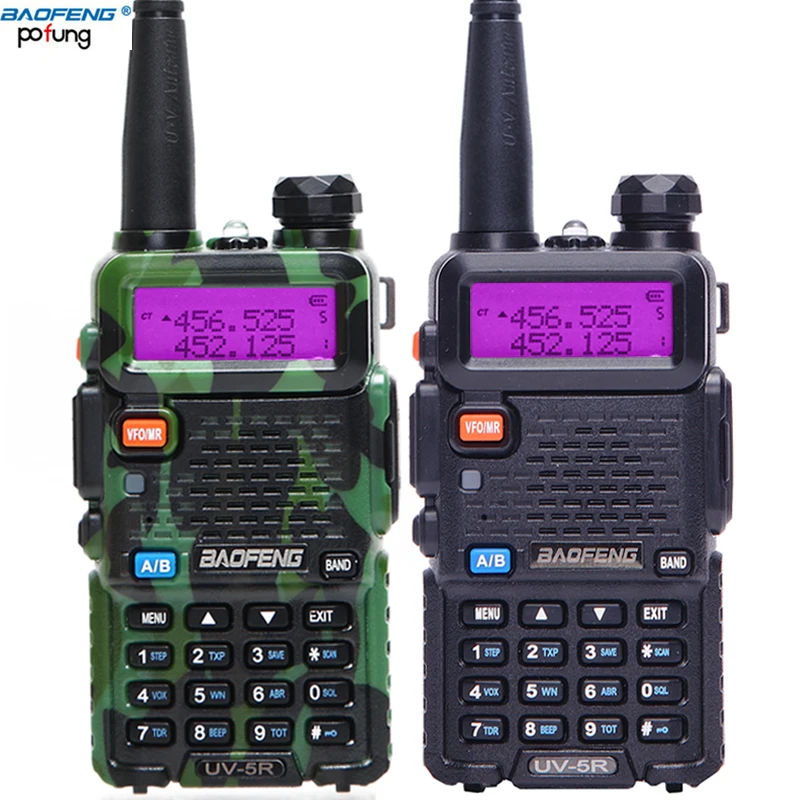 Портативная рация BaoFeng UV 5R 10 км VHF/UHF 136 174 МГц/400 520 МГц Двухдиапазонная CB
