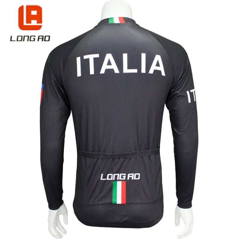 Длинные Ао дышащие длинный рукав шоссейный велосипед Велоспорт Джерси и
