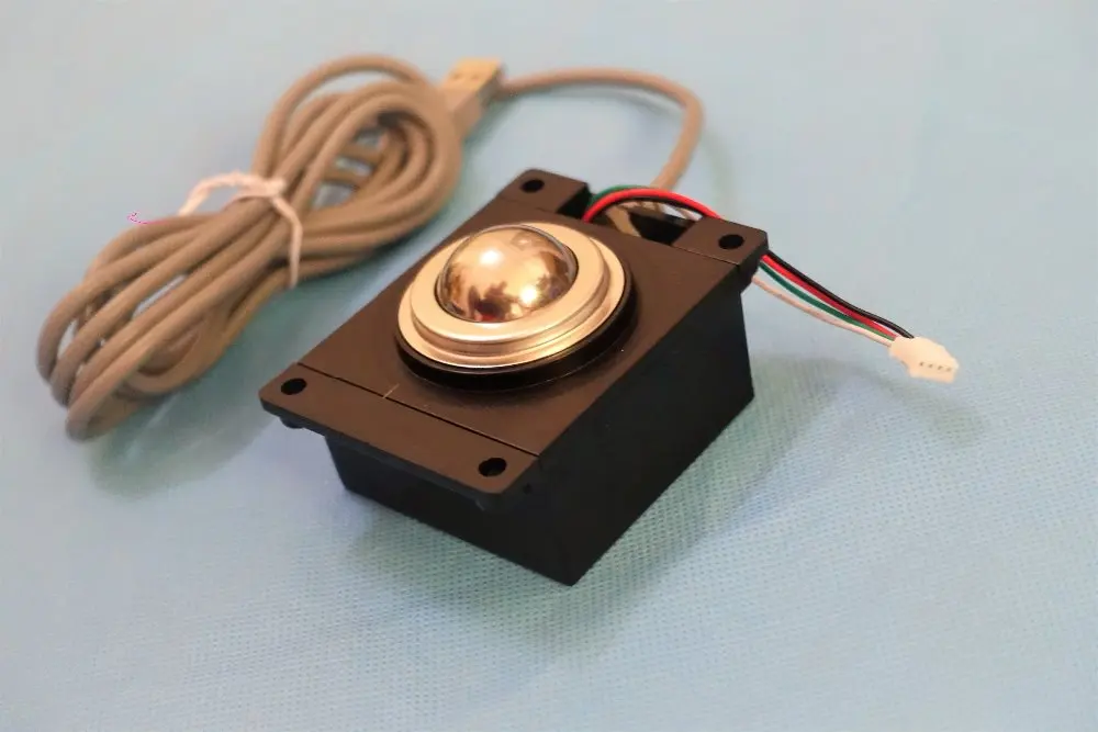 25 мм лазерный оптический трекбол модуль с USB или PS2, высокое разрешение надежное позиционирование данных промышленный вход указывающее устройство