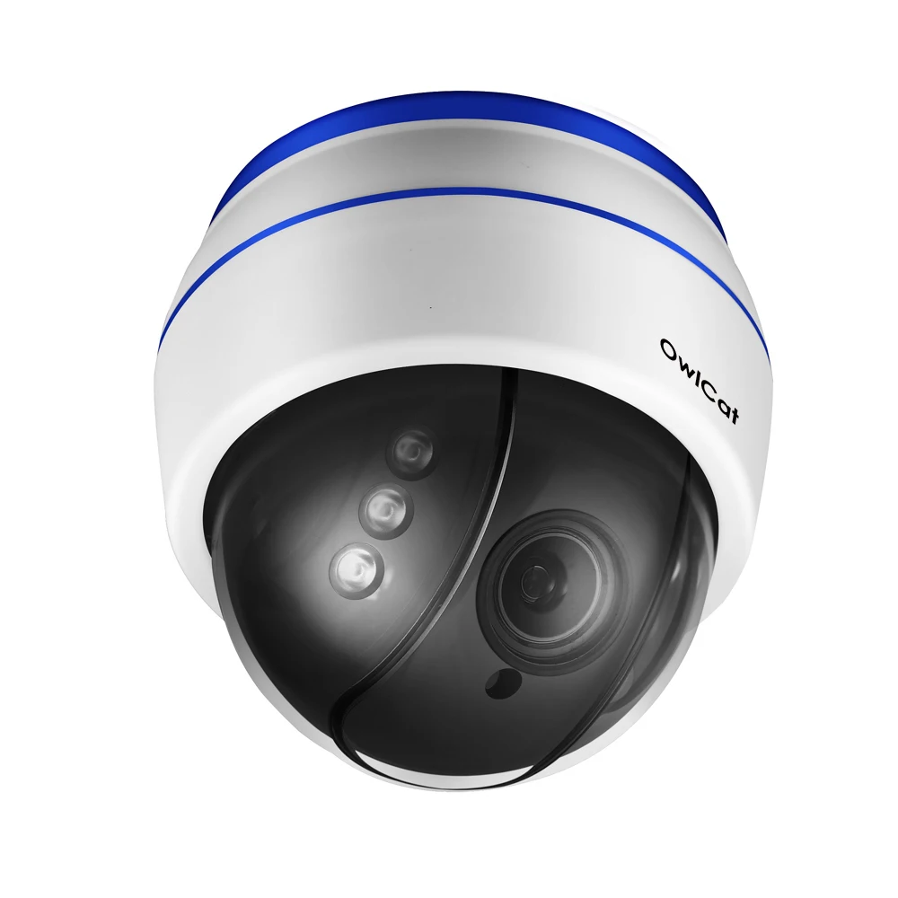 OwlCat Full HD 2mp 5mp камера безопасности Крытая купольная ip-камера 5x Zoom вращающаяся аудио с микрофоном флэш-карта P2P ONVIF Motion