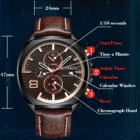 Мужские часы от ведущего бренда класса люкс Reloj CURREN мужские армейские военные спортивные часы мужские повседневные кожаные кварцевые часы Relogio Masculino