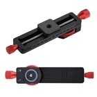 Штативная головка W-160 из алюминиевого сплава, двусторонняя фокусировочная направляющая для макросъемки, для цифровых зеркальных камер Canon, Nikon, Sony, 14 дюйма