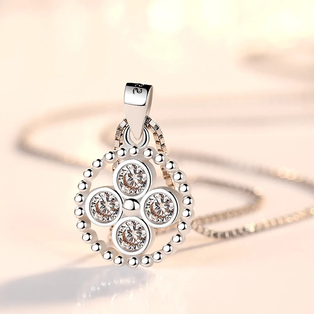 Мода Simplee 18K покрытое серебром кольцо циркон кулон ожерелье Дикая вечеринка