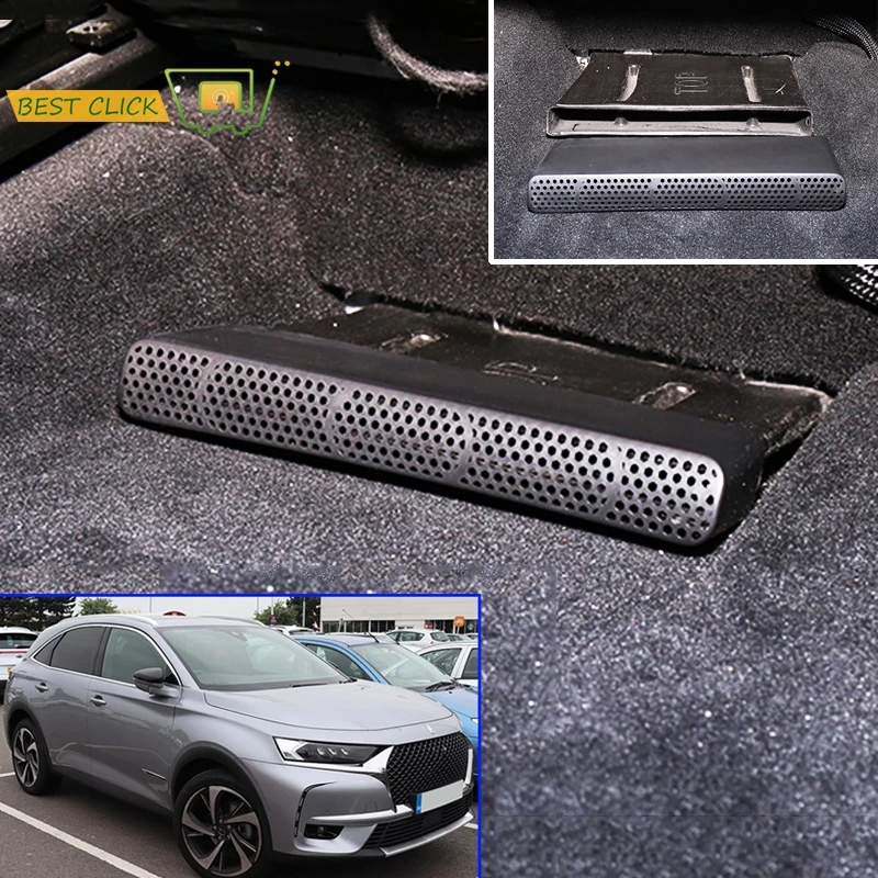 

For PSA DS7 DS 7 Crossback 2017 2018 Under Seat Chair Below Footwell AC Heater Air Vent Conditioner Outlet Molding Vent Cover