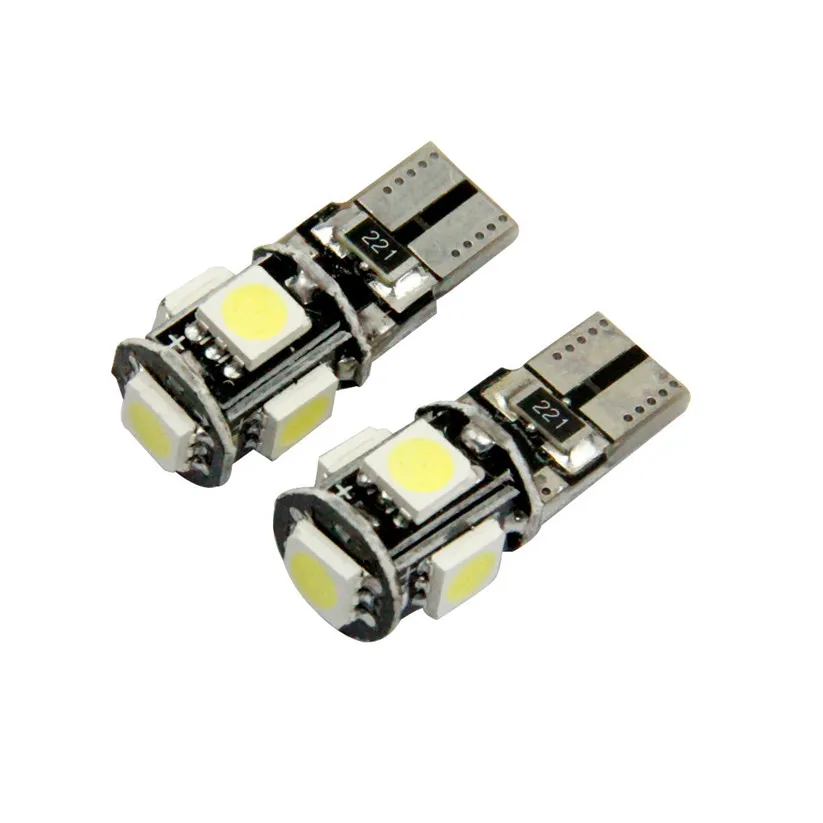 Автомобильный Стайлинг KAKUDER 4 шт. Canbus T10 5-SMD светодиодный безошибочный Белый 5050 W5W