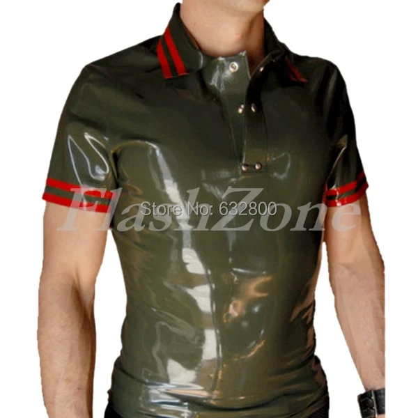 Новый стиль латексные фетиш топы для мужчин | Тематическая одежда и униформа