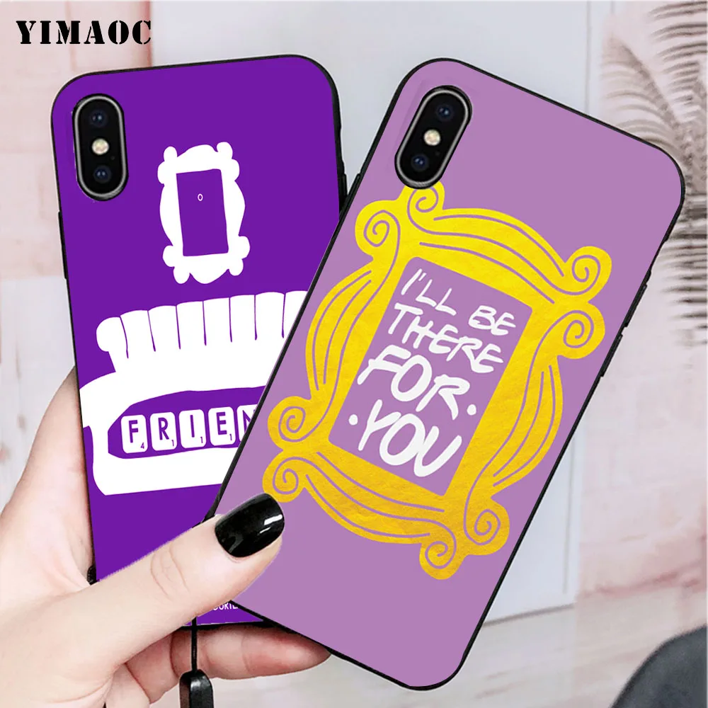 YIMAOC Friends Door Frame Soft Case for iPhone XS Max XR X 7 8 6 6S Plus 5 5S SE |