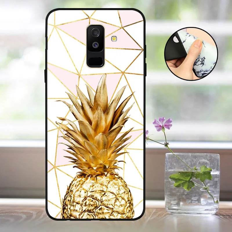 Мягкий A600 A605F чехол для Funda samsung A6 чехол силиконовый матовый задний Чехол для Capas samsung Galaxy A6 Plus чехол бампер - Цвет: BLL