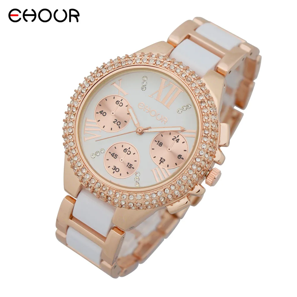 Новинка 2015 модные Женева золотые металлические часы кварцевые наручные для