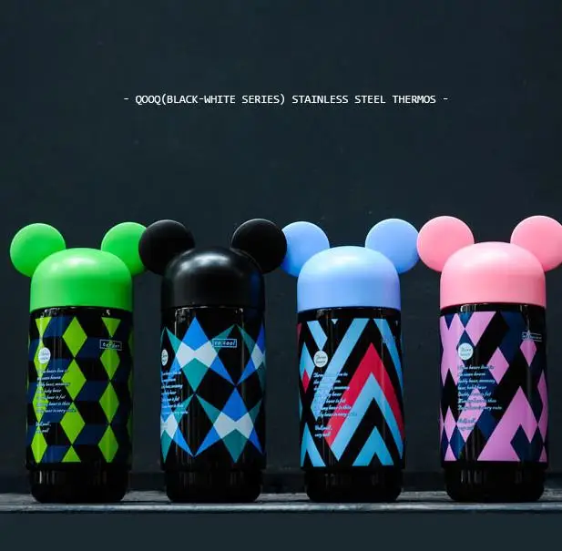 Мультяшная кошка Вакуумная чашка 304 из нержавеющей стали термос кружка для