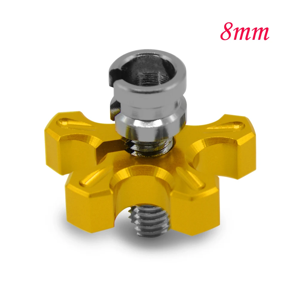 Для Honda CB 599 919 400 CB600 HORNET CBR 600 F2 F3 F4 F4i 900RR CNC Универсальный M10* 1,5 мотоцикл клатч кабель провода регулятор - Цвет: 8mm Gold