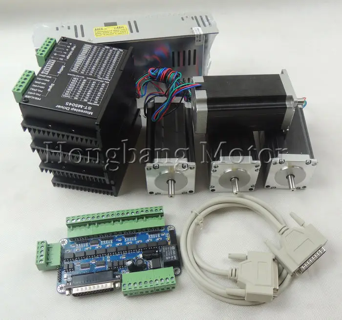 Фрезерный станок с ЧПУ комплект 4 осями ST-M5045 (замена 2M542) драйвер шагового