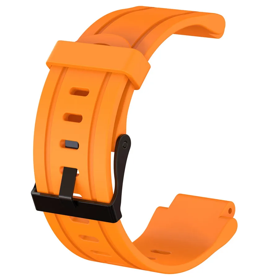 Спортивный силиконовый резиновый ремешок для наручных часов Garmin Forerunner 225 GPS